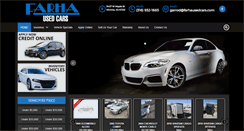 Desktop Screenshot of farhausedcars.com